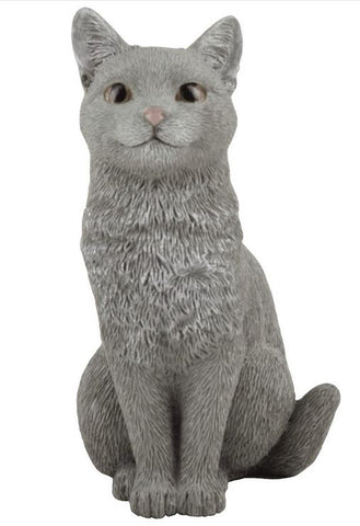 Cat Sitting 3 inch Grey