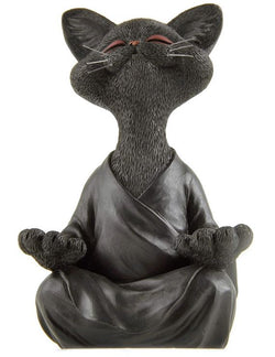 Buddha Cat  5 inch Black